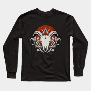 Skull, Deathmetal Long Sleeve T-Shirt
